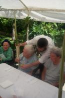 Making the blessing on the Lulav